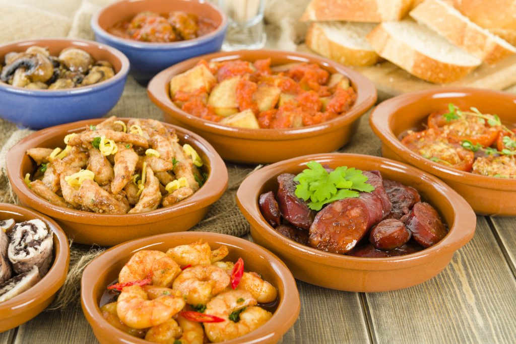 Typical Tapas Dishes