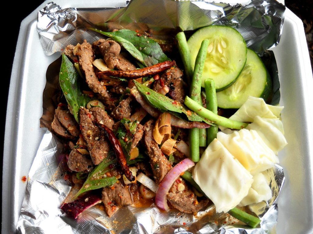 Grilled Pork with Dressing (Nam Tok Moo)