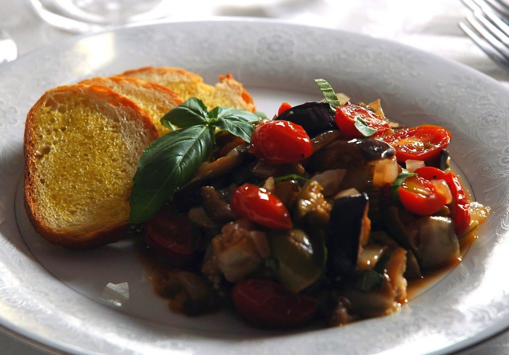 Sicilian Caponata with eggplant