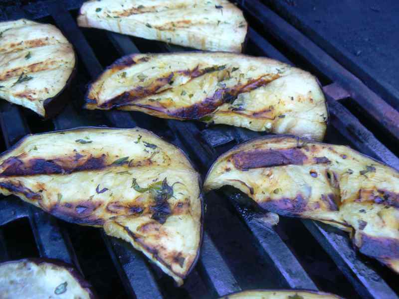 Grilled Eggplant with Fresh Herbs Food you should try