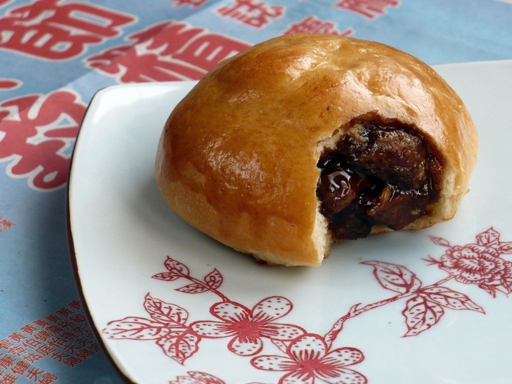 Barbecued pork bun