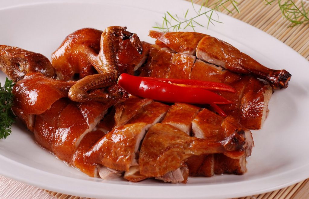 Roasted duck