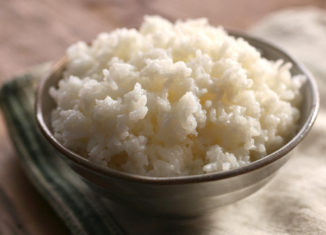 steamed white rice