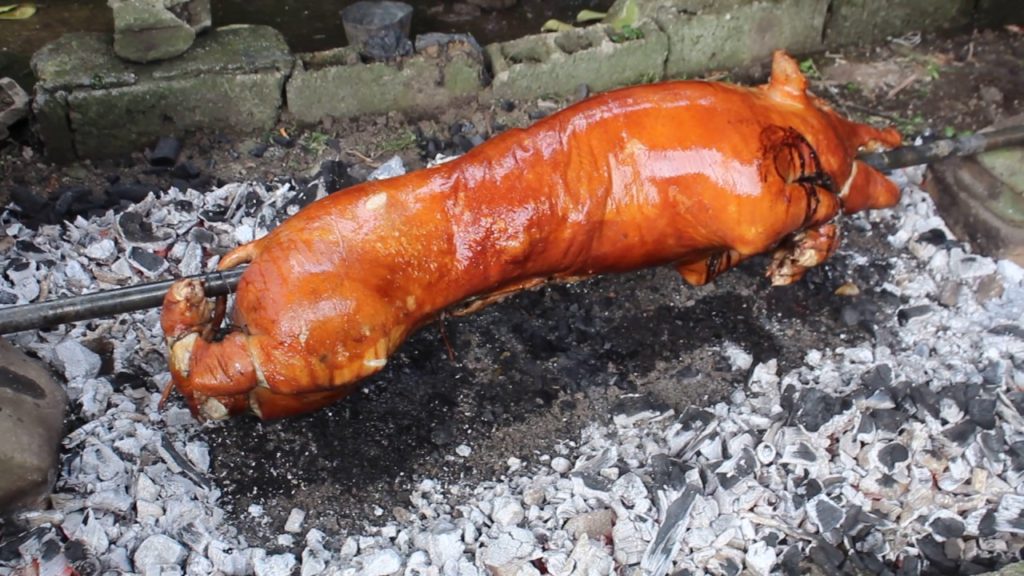 BBQ roasted pig