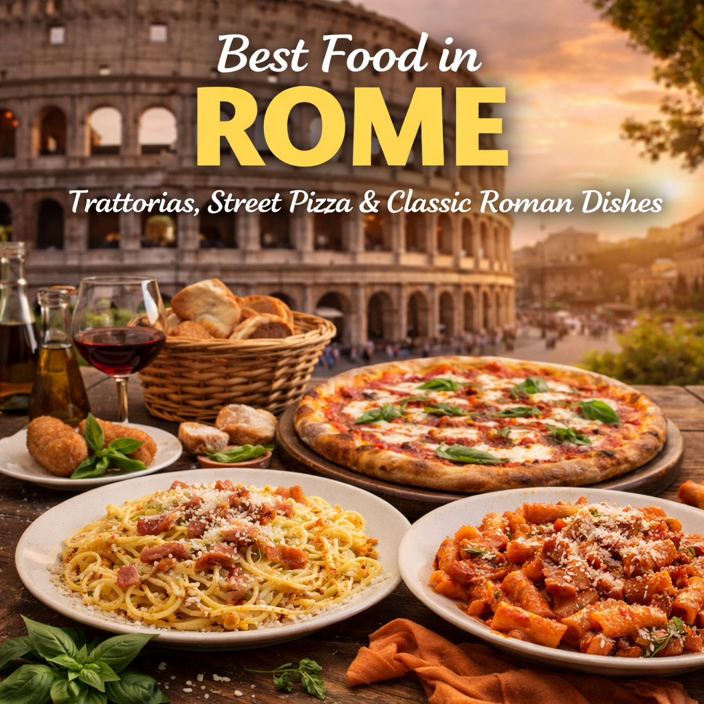 Best Food in Rome: Trattorias, Street Pizza and Classic Roman Dishes