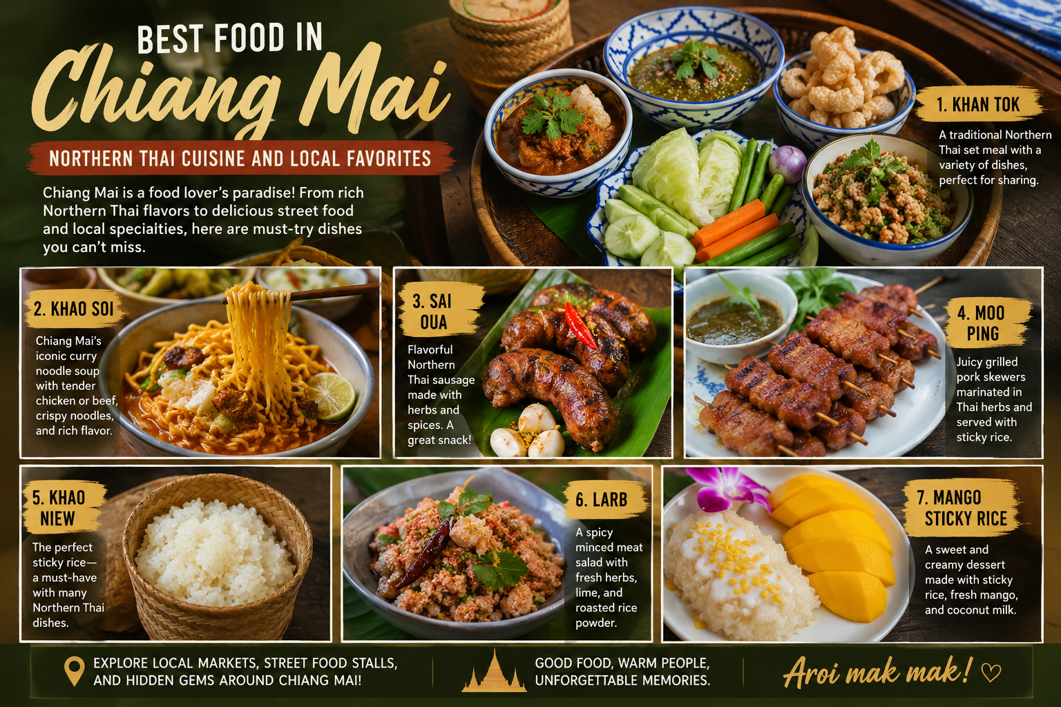 Best Food in Chiang Mai: Northern Thai Cuisine and Local Favorites