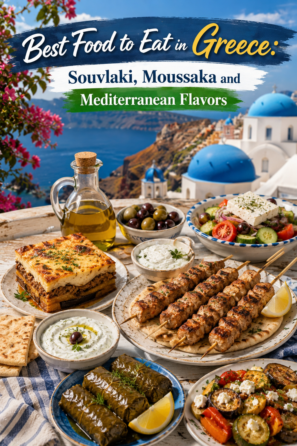 Best Food to Eat in Greece: Souvlaki, Moussaka and Mediterranean Flavors