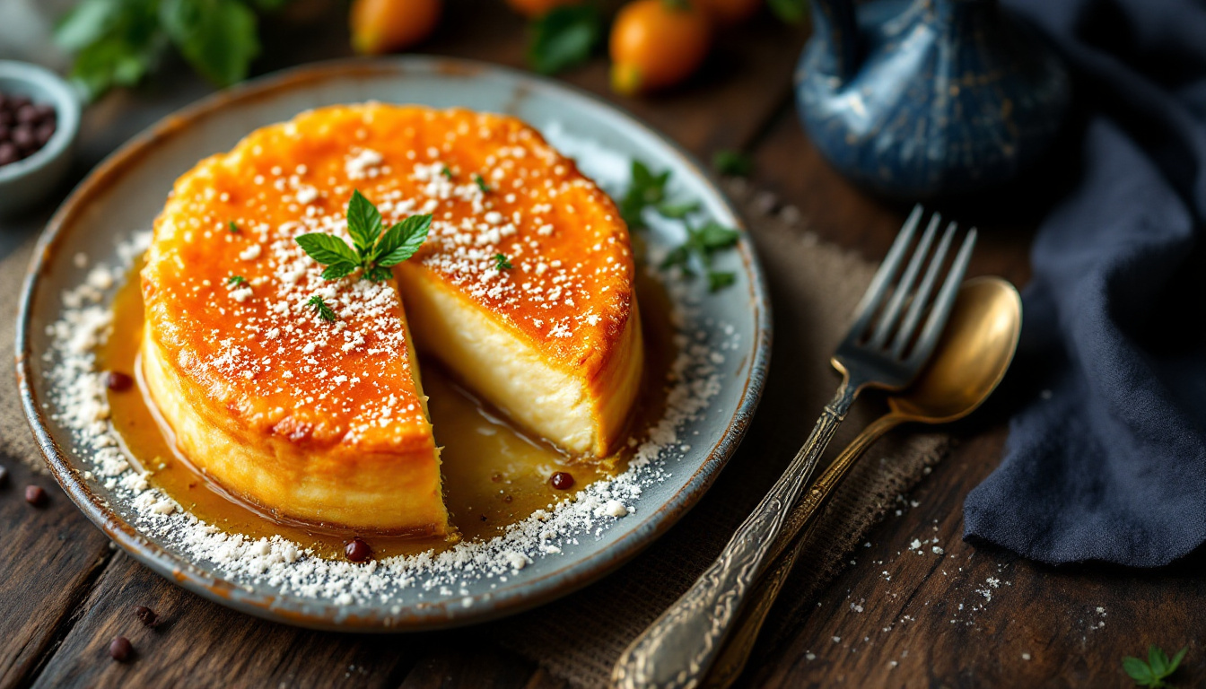 Knafeh, warm Lebanese cheese pastry soaked in syrup