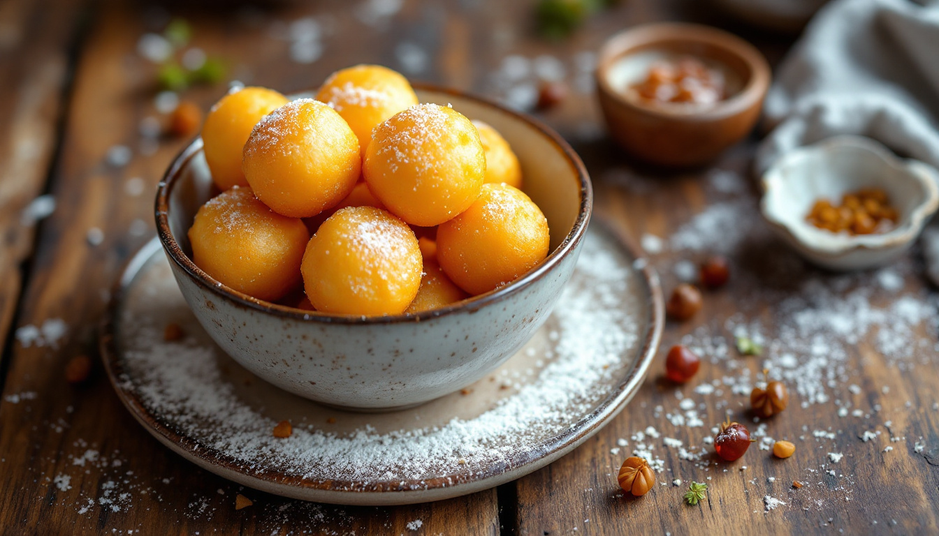 Puff puff, golden Nigerian fried dough balls