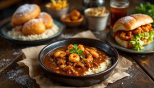 Best Food in New Orleans: Gumbo, Po'boys, Beignets and Creole Soul , zdjęcie ilustracyjne