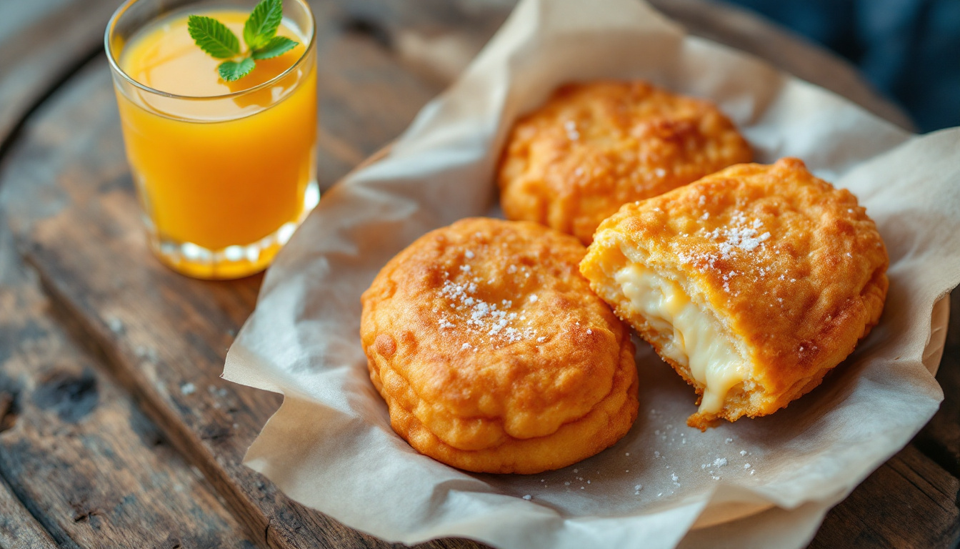 Pastel de feira, crispy fried pastries from a Sao Paulo street market