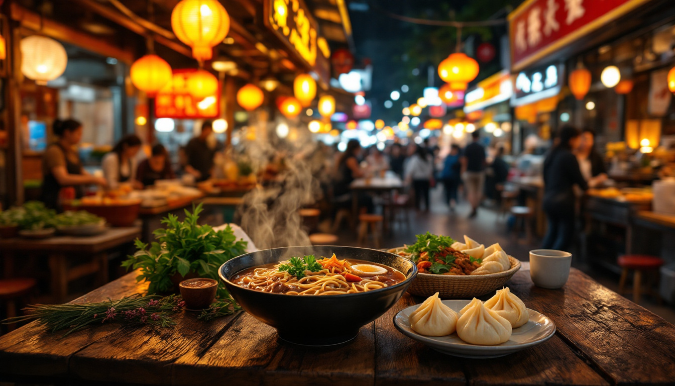 Best Food in Taipei: Night Markets, Beef Noodles and Xiaolongbao , zdjęcie ilustracyjne