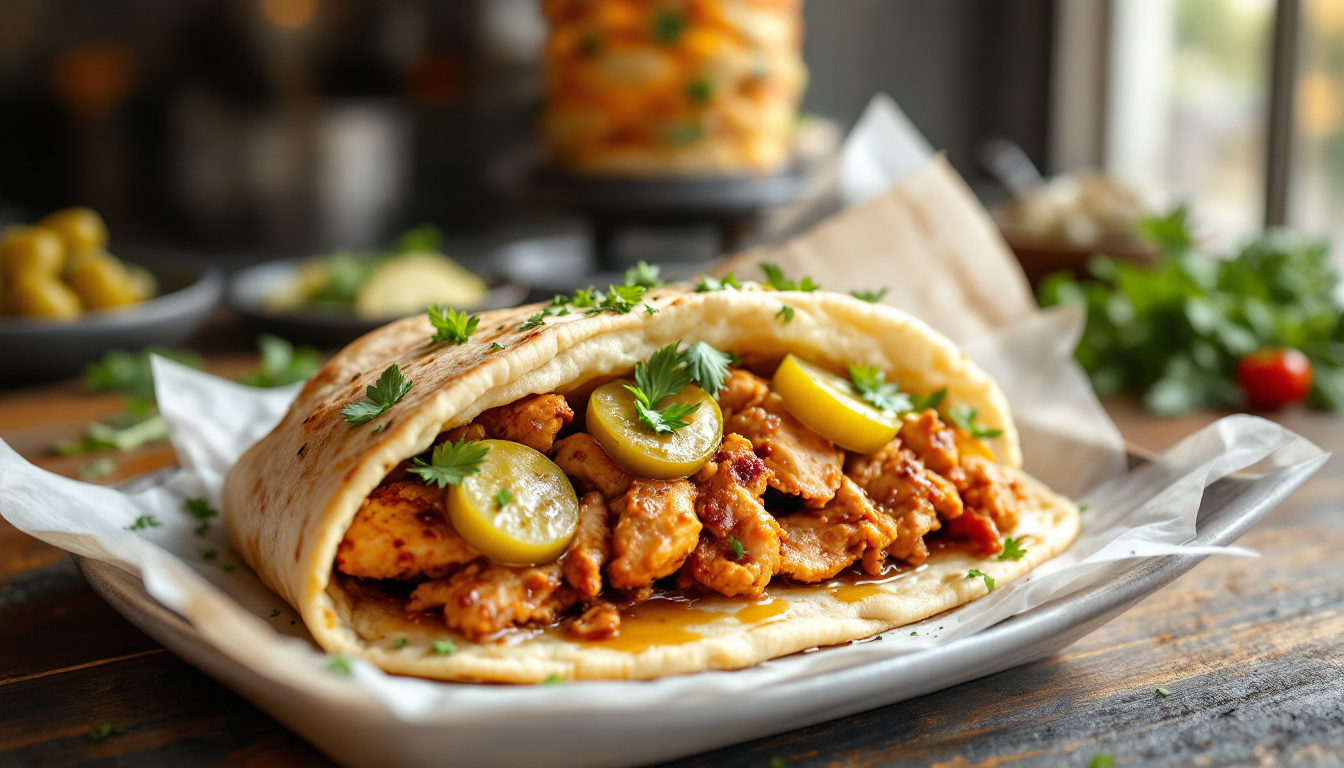 Chicken shawarma, the everyday street food of the UAE